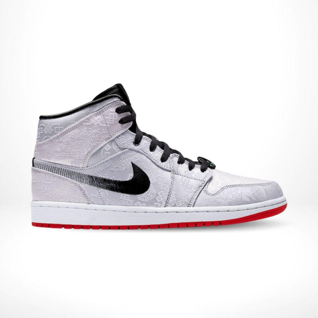 Air Jordan 1 Mid x Clot Fearless Grey